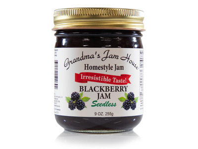 Seedless Blackberry Jam 12/9oz