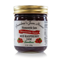 Seedless Red Raspberry Jam 12/9oz