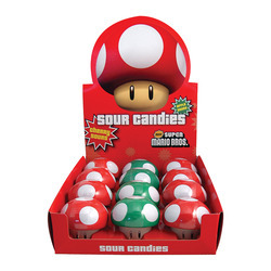 Nintendo Mushroom Sour Candy Tin 12ct