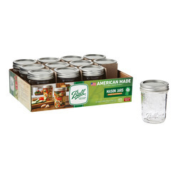 Regular Half Pint Jelly Jars 12/0.5pt