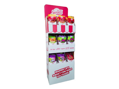 72ct Sweet's Gummy Bears, Sours, Fusions Display 1ct