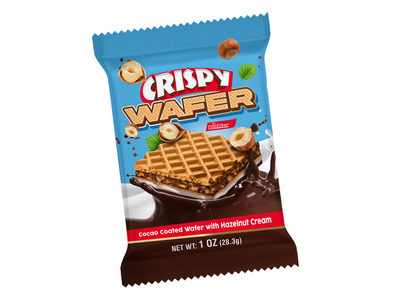 Cocao Coated Wafer with Hazelnut Cream 6/24ct