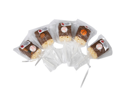Sports Chocolatey Covered Rice Krispy Pops 24ct