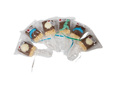 Beach Chocolatey Covered Rice Krispy Pops 24ct
