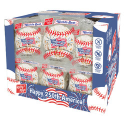 Baseball Popcorn Ball 18/1oz