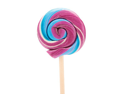 Tie Dye Cotton Candy Lollipops 15/1oz