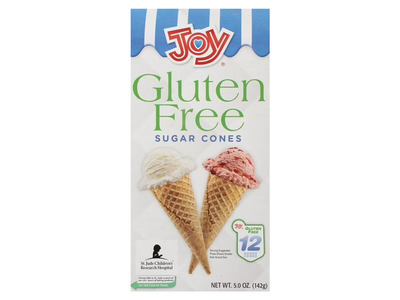 Gluten Free Sugar Cones 8/12ct