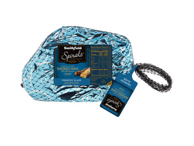 Spiral Sliced Smoked Ham with Crunchy Glaze Packet 4/10lb