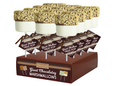 Campfire S'more Giant Mallow Treat Pop 12ct
