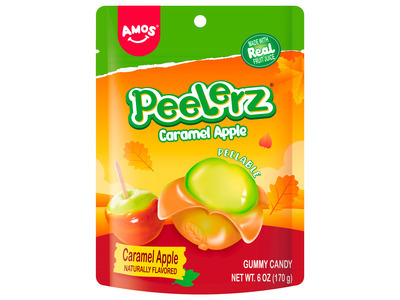 Peelerz Caramel Apple Gummy Candy 12/6oz