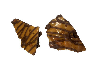 Chocolate Drizzle Peanut Brittle 25lb