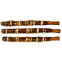 Fall Milk Chocolate Covered Pretzel Rods 24/3ct