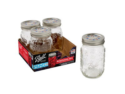 Americana Pint Jars 4pk