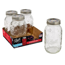 Americana Quart Jars 4pk