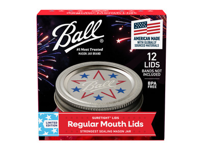 Americana Regular Mouth Lids 12pk