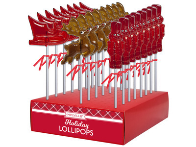 Sleigh, Reindeer, Nutcracker Lollipops 24ct