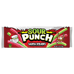 Sour Punch Santa Straws 12/3.2oz