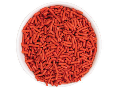 Natural Red Sprinkles 10lb