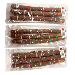 Milk Chocolatey Dipped Pretzel Rods 24/3ct