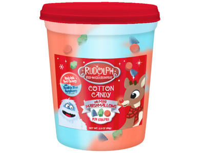 Rudolph Cotton Candy Tub 12/2.3oz