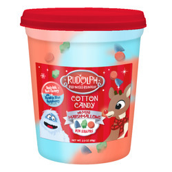 Rudolph Cotton Candy Tub 12/2.3oz