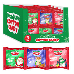 Party Puffs Cotton Candy Strip 12/3pk
