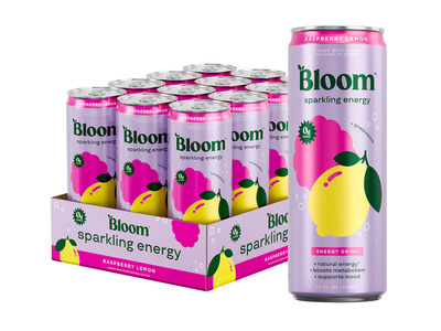 Raspberry Lemon Bloom Energy Drink 12/12oz