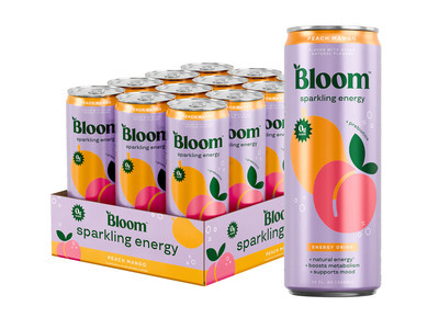 Peach Mango Bloom Energy Drink 12/12oz