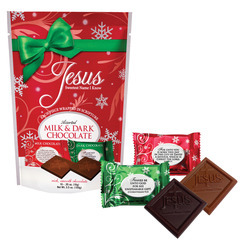 Christmas Milk & Dark Chocolate 6/3.5oz