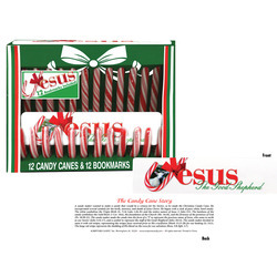 Candy Canes & Bookmarks 12ct
