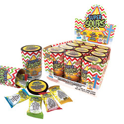 Super Sours Hard Candy Can 12/1.69oz