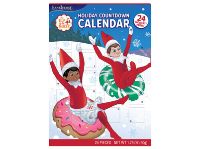 Elf on the Shelf Holiday Countdown Calendar 12/1.76oz