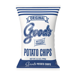 Kettle Cooked Potato Chips Blue Bag 12/5.5oz