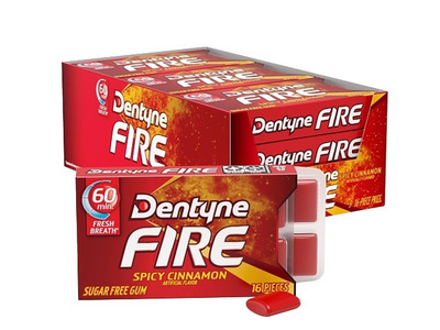 Sugar Free Cinnamon Dentyne FIRE 9/16pc