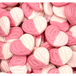 Swedish Sweet Strawberry & Vanilla Hearts 20lb