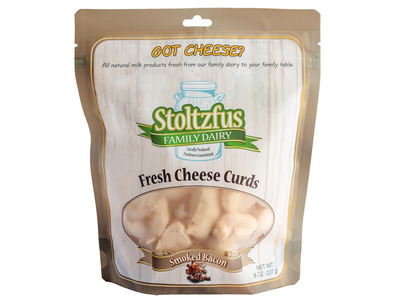 Smoked Bacon Cheese Curds 6/8oz