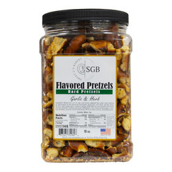 Garlic & Herb Hard Pretzels 6/18oz