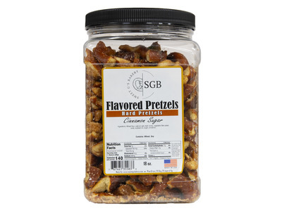 Cinnamon Sugar Hard Pretzels 6/18oz