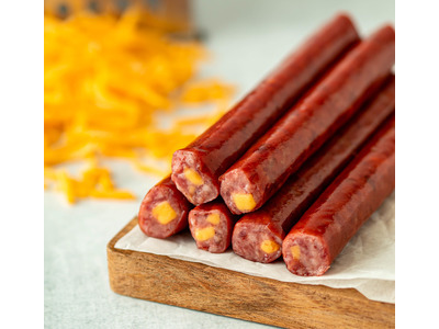 Sweet Bologna with Cheddar Cheese Snack Sticks 4/2.5lb