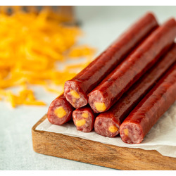Sweet Bologna with Cheddar Cheese Snack Sticks 4/2.5lb