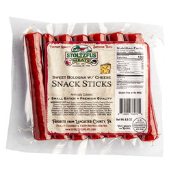 Sweet Bologna with Cheddar Cheese Snack Sticks 20/6.5oz