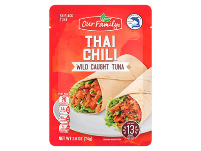 Thai Chili Wild Caught Tuna, Pouch 24/2.6oz