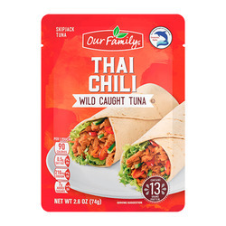 Thai Chili Wild Caught Tuna, Pouch 24/2.6oz
