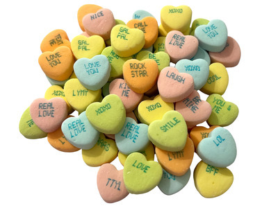 Sour Conversation Hearts 26lb