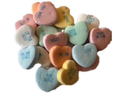 Large Conversation Hearts 26lb