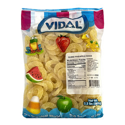 Gummi Pineapple Rings 12/2.2lb