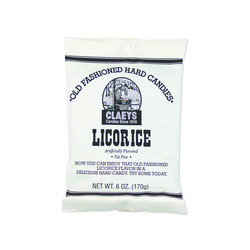 Sanded Licorice Drops 24/6oz