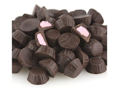 Mini Dark Chocolate Flavored  Raspberry Cups 10lb
