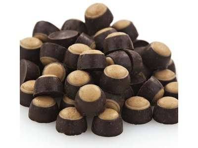 Mini Dark Chocolate Flavored Peanut Butter Buckeyes 10lb
