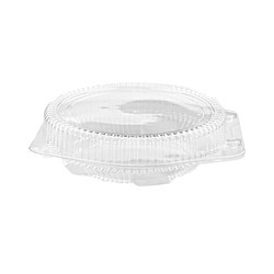 9" Hinge Pie Container #LBH991 2.5" Low Dome 100ct